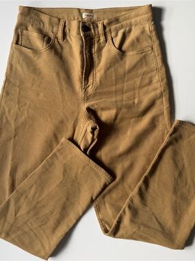 Faherty Women’s Cotton Khaki Stretch Chino Straight Leg Pants Size 28